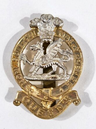 British Army, Badge "Honi Soit Qui Mal Y Pense/Queens", gebraucht