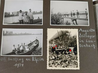 Italienfahrt der Hitler Jugend 1936. Konvolut eines Teilnehmer des Deutschen Jungvolk Fahnlein 2/1/170 Offenburg Ost.