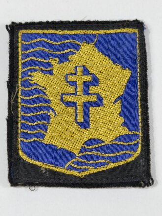 Frankreich nach 1945, Stoffabzeichen/Patch, 2e Division Blindee, Croix de Lorraine