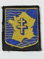 Frankreich nach 1945, Stoffabzeichen/Patch, 2e Division Blindee, Croix de Lorraine