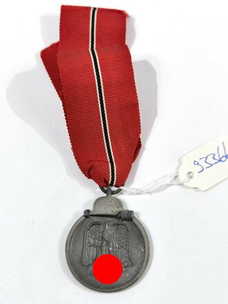 Medaille Winterschlacht im Osten am Band, Hersteller "5" im Bandring für Wernstein, Jena-Lobstedt