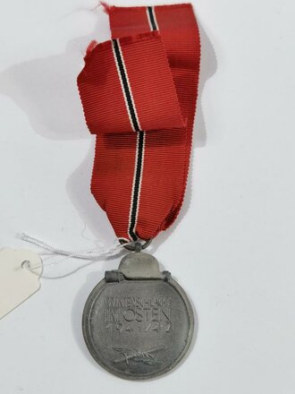 Medaille Winterschlacht im Osten am Band, Hersteller "5" im Bandring für Wernstein, Jena-Lobstedt