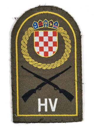 Kroatien, Armee, Ärmelabzeichen "HV"