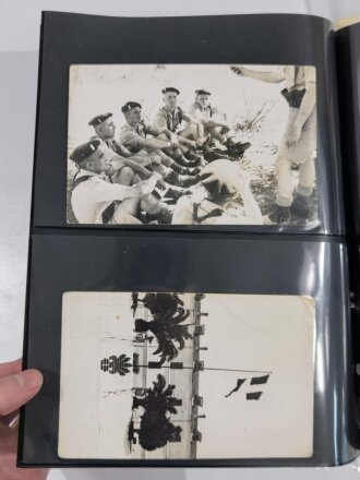 Frankreich, Fremdenlegion, 16 Fotografien und 1 Urkunde über Verleihung der Médaille commemorative (1960, Algerien) an "Siegfried Schlenzka", 1. Regiment du Etranger, Fotos 8 x 11 cm, Urkunde DIN A4, guter Zustand