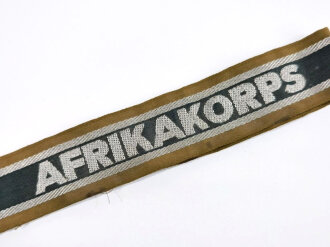 Ärmelband " Afrikakorps" für Angehörige des Heeres, Gesamtlänge 44,5cm