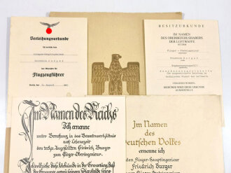Luftwaffe, Gruppe Verleihungsurkunden und Bestellungen...
