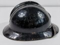 Belgien 2.Weltkrieg, Stahlhelm Modell 1926 für Angehörige der Polizei ( schwarz lackiert )