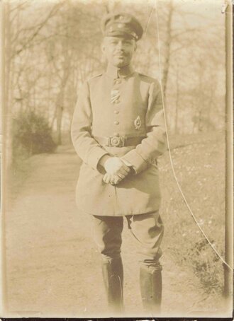 Aufnahme eines Beobachters des Feldfliegerabteilung 24. (XIX. Armeekorps), Lille, April 1915, 6,5 x 9 cm