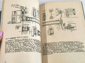 Nationale Volksarmee der DDR, Dienstvorschrift "A 256/1/214 130mm Kanone M46 Beschreibung und Nutzung, Bilder" datiert 1978 mit 152 Seiten