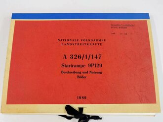 Nationale Volksarmee der DDR, Dienstvorschrift "A 326/1/147 Startrampe 9P129, Beschreibung und Nutzung, Bilder" datiert 1989. Nicht auf Vollständigkeit geprüft