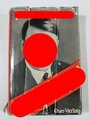 Adolf Hitler " Mein Kampf", blaue Ganzleinenausgabe von 1940 in sehr gutem Zustand, im leicht defekten Schutzumschlag