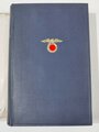 Adolf Hitler " Mein Kampf", blaue Ganzleinenausgabe von 1940 in sehr gutem Zustand, im leicht defekten Schutzumschlag