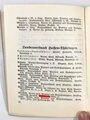 "Anschriften-Verzeichnis des Waffenringes Deutscher Pioniere e.V.", Stempel "Verein d. Pioniere u. Verkehrstruppen Darmstadt", 64 Seiten, Berlin Spandau 1936, 12 x 15,5 cm, guter Zustand