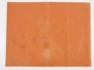 Kriegsatlas 1914/15, 12 Seiten, 22 x 29 cm, gebraucht, fleckig, gefaltet