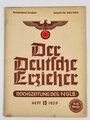 NSLB "Der Deutsche Erzieher", Gau Hessen-Nassau, Seite 290-312, Heft 13, 1939, 23 x 31 cm, gebraucht, Einband lose
