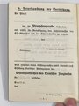 HJ-Leistungsbuch mit Lichtbild, Bann 80 Wiesbaden, Leistungsabzeichen in Bronze und HJ SChießauszeichnung eingetragen, Gutschein für Anstecknadel zum Leistungsabzeichen in Bronze, guter Zustand