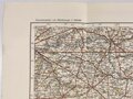 Landkarte Frankreich, "H 50 Laon", Sonderausgabe! Nur für den Dienstgebrauch, 1:300.000, datiert 1.3.1940, 50 x 64 cm, guter Zustand, gefaltet