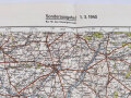 Landkarte Frankreich, "H 50 Laon", Sonderausgabe! Nur für den Dienstgebrauch, 1:300.000, datiert 1.3.1940, 50 x 64 cm, guter Zustand, gefaltet