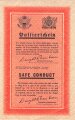 U.S.A./Großbritannien WWII, Flugblatt als Passierschein/Safe Conduct, Flugblatt ZG 61 K, Einsatzzeit: 1944, 13,5 x 21,5 cm, gebraucht