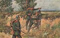 Ansichtskarte "Jägerpatrouille"