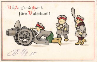 Ansichtskarte "Üb Aug und Hand fürs Vaterland! "
