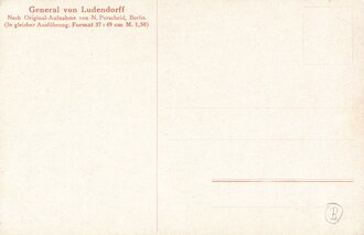 Ansichtskarte "General von Ludendorff"