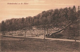 Ansichtskarte "Heldenfriedhof zu St. Mihiel"