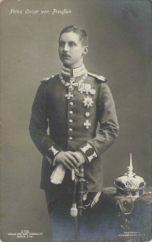 Ansichtskarte "Prinz Oscar von Preußen"