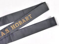 Australien, Royal Australian Navy, Cap Tally/Mützenband "H.M.A.S. HOBART", 100 cm, guter Zustand