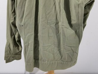 U.S. WWII, early 1938 pattern HBT Fatigue Shirt, stamped, used good condition