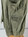 U.S. WWII, early 1938 pattern HBT Fatigue Shirt, stamped, used good condition