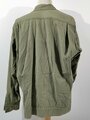 U.S. WWII, early 1938 pattern HBT Fatigue Shirt, stamped, used good condition