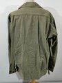 U.S. WWII, early 1938 pattern HBT Fatigue Shirt, stamped, used good condition