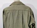 U.S. WWII, early 1938 pattern HBT Fatigue Shirt, stamped, used good condition