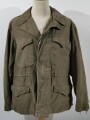 U.S. WWII, first pattern M-1943 field jacket, well used, breast pockets look resewn