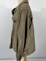U.S. WWII, first pattern M-1943 field jacket, well used, breast pockets look resewn