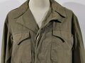 U.S. WWII, first pattern M-1943 field jacket, well used, breast pockets look resewn