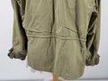 U.S. WWII, first pattern M-1943 field jacket, well used, breast pockets look resewn