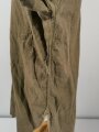 U.S. WWII, USMC, Shirt flannel winter OD coat style, long back, gc