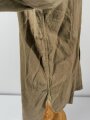 U.S. WWII, USMC, Shirt flannel winter OD coat style, long back, gc