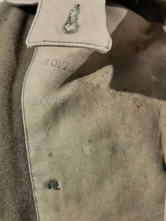 U.S.WWII, Canvas mackinaw coat Modell 1938, dated 1940. Used, uncleaned