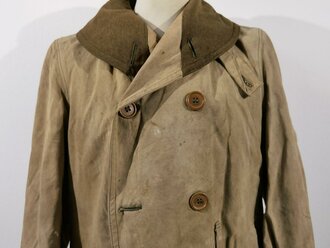 U.S.WWII, Canvas mackinaw coat Modell 1938, dated 1940....