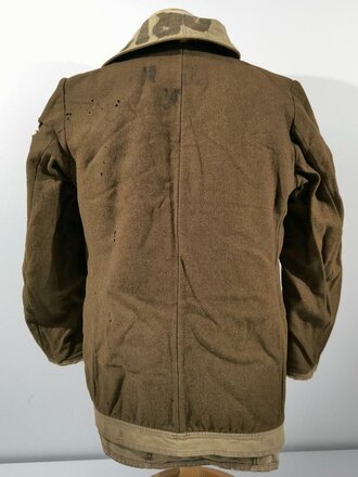 U.S.WWII, Canvas mackinaw coat Modell 1938, dated 1940. Used, uncleaned