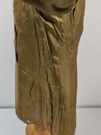 U.S. WWII, Overcoat officers short style Model 1926, dated May 1944, PHILA QM Depot, Size 39s, used, some moth holes