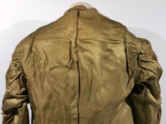 U.S. WWII, Overcoat officers short style Model 1926, dated May 1944, PHILA QM Depot, Size 39s, used, some moth holes