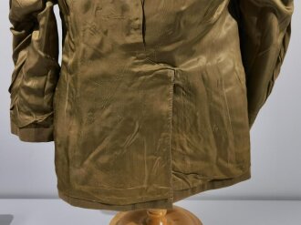 U.S. WWII, Overcoat officers short style Model 1926, dated May 1944, PHILA QM Depot, Size 39s, used, some moth holes