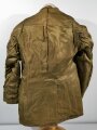 U.S. WWII, Overcoat officers short style Model 1926, dated May 1944, PHILA QM Depot, Size 39s, used, some moth holes