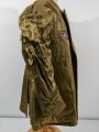 U.S. WWII, Overcoat officers short style Model 1926, dated May 1944, PHILA QM Depot, Size 39s, used, some moth holes