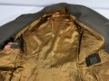 U.S. WWII, USMC, Coat/Overcoat, made by Abbot Military Tailors (Baltimore), silk lining, dated 28.12.1943, used, some moth holes and 3 buttons are missing
