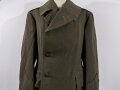 U.S. WWII, USMC, Coat/Overcoat, made by Abbot Military Tailors (Baltimore), silk lining, dated 28.12.1943, used, some moth holes and 3 buttons are missing